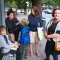 Hanging around by the bus stop, Jimmy and Catherina's, Ballsbridge, Dublin - 10th August 2019