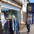 Isobel considers buying a hat or a 'fascinator', A Trip to the South Coast, Highcliffe, Dorset - 20th September 2019