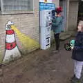 Lighthouse graffiti on the public bogs, A Trip to Orford, Suffolk - 25th January 2020