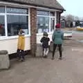 We roam around by the harbour office, A Trip to Orford, Suffolk - 25th January 2020