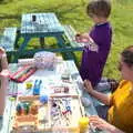 The boys do some arts and crafts in the garden, An April Lockdown Miscellany, Eye, Suffolk - 10th April 2020