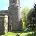 We wander around the round tower of Brome church, Lost Cat and a Walk on Nick's Lane, Brome, Suffolk - 26th April 2020