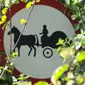The 'no horse and buggy' sign is almost overgrown, A Walk up Rapsy Tapsy Lane, Eye, Suffolk - 9th May 2020