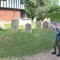 Harry points to his classroom, A Walk Around Abbey Bridges, Eye, Suffolk - 5th July 2020