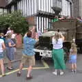 There's a bit of a papparazzi moment, Fred's Last Day of Primary School, Eye, Suffolk - 22nd July 2020