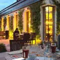 Golden light floods out from the restaurant, Fred's Last Day of Primary School, Eye, Suffolk - 22nd July 2020