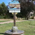 The East Runton sign, Camping on the Coast, East Runton, North Norfolk - 25th July 2020