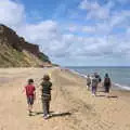 On the beach, Camping on the Coast, East Runton, North Norfolk - 25th July 2020