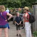 Harry hangs around by the garden shop entrance, Back at Ickworth, and Oaksmere with the G-Unit, Horringer and Brome, Suffolk - 8th August 2020