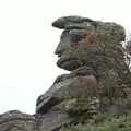 This pile of rocks looks a lot like Donald Trump, A Walk up Hound Tor, Dartmoor, Devon - 24th August 2020