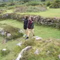 Fred in the old village, A Walk up Hound Tor, Dartmoor, Devon - 24th August 2020