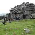 On the tor, A Walk up Hound Tor, Dartmoor, Devon - 24th August 2020