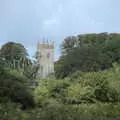 The tower of St. Michael's, A Walk up Hound Tor, Dartmoor, Devon - 24th August 2020