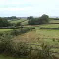 A last view from Grandma J's house, A Walk up Hound Tor, Dartmoor, Devon - 24th August 2020