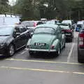 A nice old Morris Minor in the car park at Fleet, A Walk up Hound Tor, Dartmoor, Devon - 24th August 2020