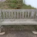 A memorial bench, A Trip to Orford, Suffolk - 29th August 2020