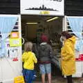 The gang peer into the shop, A Trip to Orford, Suffolk - 29th August 2020