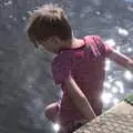 Harry by the sparkling river, Camping at Three Rivers, Geldeston, Norfolk - 5th September 2020