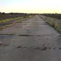 One of the taxi routes, half the width it was, Cycling Eye Airfield and Station 119, Eye, Suffolk - 9th September 2020