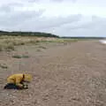 Fred does some macro photos of the beach, Sizewell Beach and the Lion Pub, Sizewell and Theberton, Suffolk - 4th October 2020