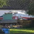 Some dude has a plane in their garden, A Walk Around the Avenue, Brome, Suffolk - 25th October 2020