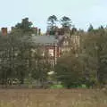 A glimpse of Lynford Hall, A Trip to Lynford Arboretum, Mundford, Norfolk - 30th October 2020