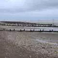 Groynes on the beach, A Postcard From Kings Lynn and "Sunny Hunny" Hunstanton, Norfolk - 31st October 2020