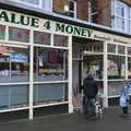 Another shop retaining its original glasswork, A Postcard From Kings Lynn and "Sunny Hunny" Hunstanton, Norfolk - 31st October 2020