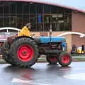 Someone takes their tractor out for a spin, A Postcard From Kings Lynn and "Sunny Hunny" Hunstanton, Norfolk - 31st October 2020