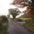 An autumnal road near Ostler's Barn, Pre-Lockdown in Station 119, Eye, Suffolk - 4th November 2020