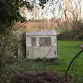 A derelict caravan in a field, The Dereliction of Eye, Suffolk - 22nd November 2020