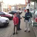 Milling around outside the Handyman, The Dereliction of Eye, Suffolk - 22nd November 2020