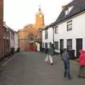 Walking down to the town hall, The Dereliction of Eye, Suffolk - 22nd November 2020