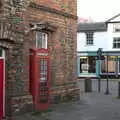 A K6 phone box hides away outside the Town Hall, The Dereliction of Eye, Suffolk - 22nd November 2020