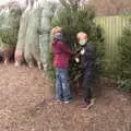 The boys have approved a tree, Frosty Rides and a Christmas Tree, Diss Garden Centre, Diss, Norfolk - 29th November 2020