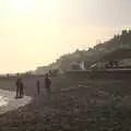 Looking down the hazy beach, A Return to the Beach, Southwold, Suffolk - 20th December 2020