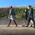 Walking along the promenade, A Return to the Beach, Southwold, Suffolk - 20th December 2020