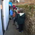 We queue up for fish and chips at Mark's, A Return to the Beach, Southwold, Suffolk - 20th December 2020