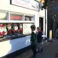 Outside Mark's fish and chips, A Return to the Beach, Southwold, Suffolk - 20th December 2020