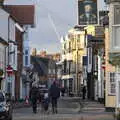 Looking up East Street, A Return to the Beach, Southwold, Suffolk - 20th December 2020