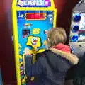 Harry feed the ticket eater, A Return to the Beach, Southwold, Suffolk - 20th December 2020