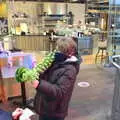 Fred has a sprouts-on-a-stick bazooka, A Bit of Christmas Shopping, Norwich, Norfolk - 23rd December 2020