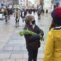 Fred with his sprout bazooka, A Bit of Christmas Shopping, Norwich, Norfolk - 23rd December 2020