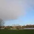 There's a rainbow over the flooded golf course, The Christmas Eve Floods, Diss, Norfolk - 24th December 2020