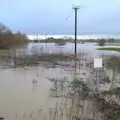 Another view of the submerged golf course, The Christmas Eve Floods, Diss, Norfolk - 24th December 2020