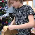 Harry opens something up, Christmas Day, Brome, Suffolk - 25th December 2020