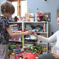 Harry shows off a Bakugan thing, Christmas Day, Brome, Suffolk - 25th December 2020