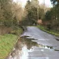 Brome Street, near the church, Christmas Day, Brome, Suffolk - 25th December 2020