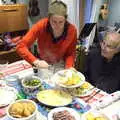 Isobel gets some veg, Christmas Day, Brome, Suffolk - 25th December 2020