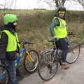 Fred and Isobel wait for Harry to catch up, A Trip to the Blue Shop, Church Street, Eye, Suffolk - 2nd February 2021